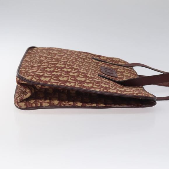 DIOR Trotter Canvas Hand Bag Red - Picture 4 of 12